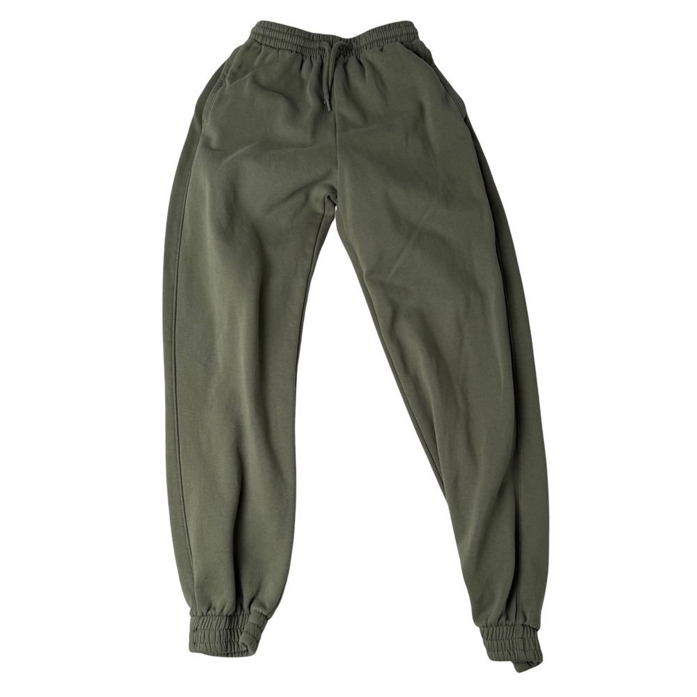 H&M Divided Olive Green Jogger Sweatpants Basic Casual Athleisure‎ Womens XXS